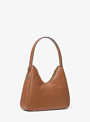 Bolso de hombro hobo Nayla peque&ntilde;o de piel granulada