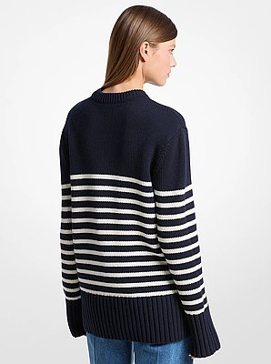 Su&eacute;ter de cachemira a rayas