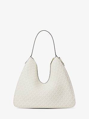 Sac &agrave; &eacute;paule Nayla de taille moyenne &agrave; logo Signature