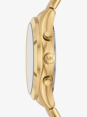 Oversized Aspyn Gold-Tone Watch
