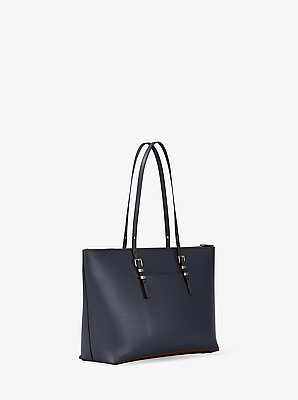 Quinn Large Pebbled Leather Tote Bag