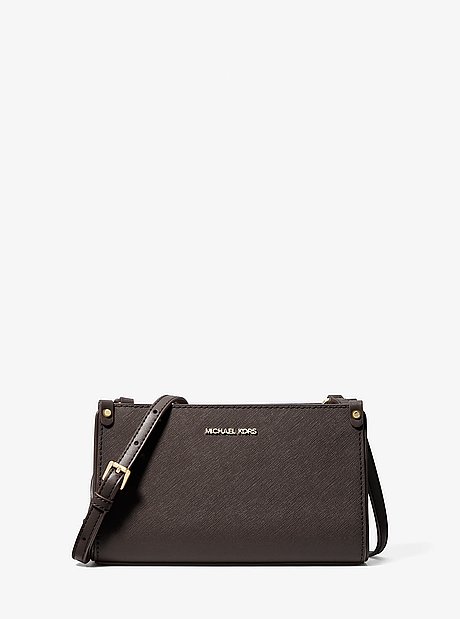 Petit sac &agrave; bandouli&egrave;re Maple en cuir saffiano
