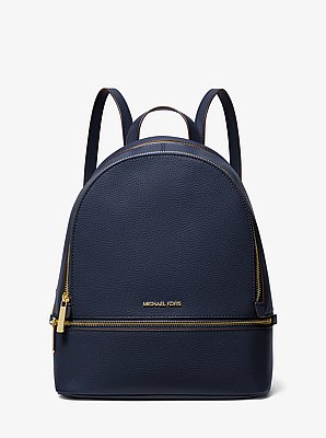 Rhea Medium Pebbled Leather Backpack