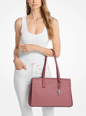 Sac fourre-tout Laila de taille moyenne &agrave; logo Signature