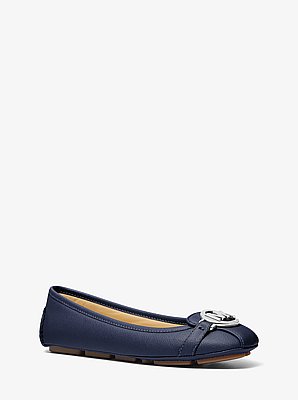 Fulton Faux Saffiano Leather Moccasin