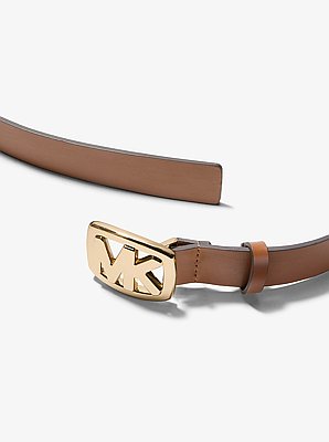 Logo Leather Belt