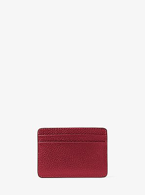 Pebbled Leather Card Case