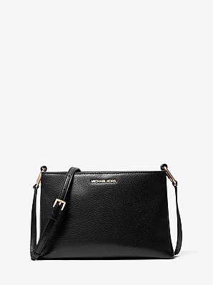 Trisha Medium Pebbled Leather Crossbody Bag