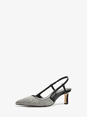 Zapato de sal&oacute;n Alora con adornos y tal&oacute;n descubierto