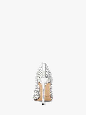Elyse Embellished Metallic Pump