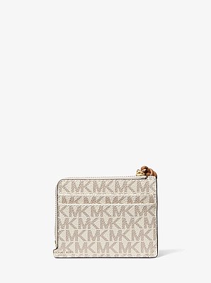 Petite pochette-bracelet avec &eacute;tui pour cartes Jet Set &agrave; logo Signature