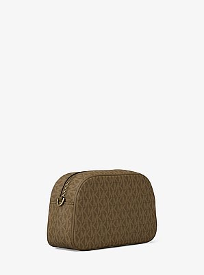 Kameratasche Jet Set Small mit Signature-Logomuster