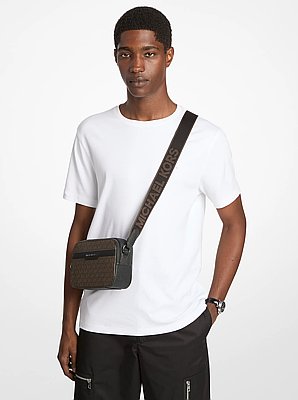 Hudson Signature Logo Camera Crossbody Bag