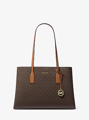Ruthie Medium Signature Logo Tote Bag