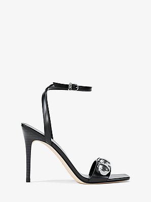 Liana Studded Leather Sandal