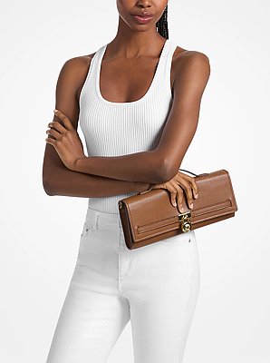 Hamilton Moderne Medium Leather Convertible Clutch