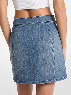 Carson Denim Mini Skirt