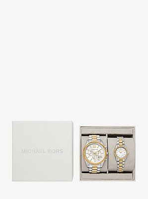 Set de relojes Lexington para &eacute;l y para ella de dos tonos