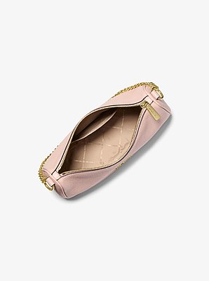 Carmela Medium Pebbled Leather Convertible Crossbody Bag