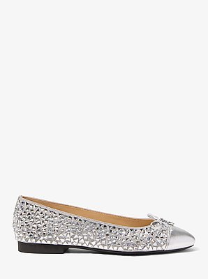 Piper Flex Embellished Metallic Ballet Flat