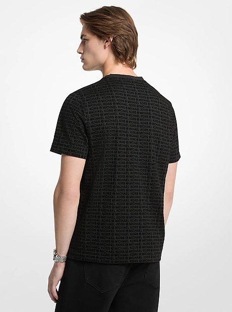 Logo Print Cotton Jersey T-Shirt