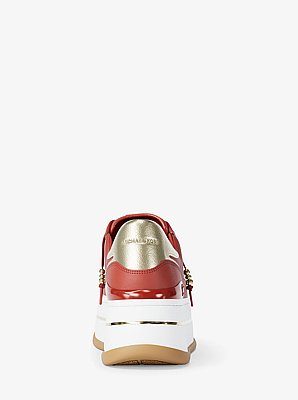 Hayes Embellished Leather Platform Sneaker