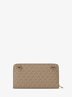 Jet Set Large Signature Logo Crossbody Bag