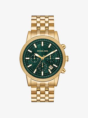 Oversized Hutton Gold-Tone Watch