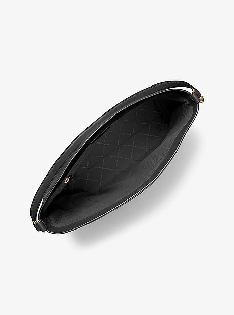 Sammy Large Pebbled Leather Hobo Shoulder Bag
