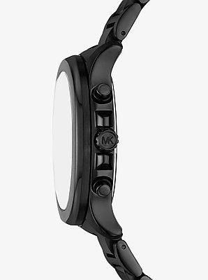 Oversized Sage Black-Tone Watch