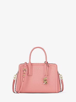 Petit sac &agrave; main Laila en cuir grain&eacute;