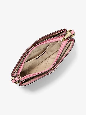 Trisha Pebbled Leather Crossbody Bag With Pouch