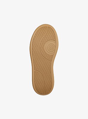 Hayes Embellished Metallic Leather Platform Sneaker