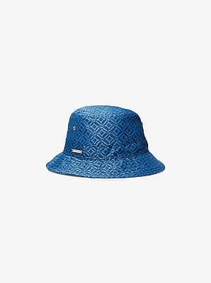 Sombrero de pescador de jacquard con logotipo