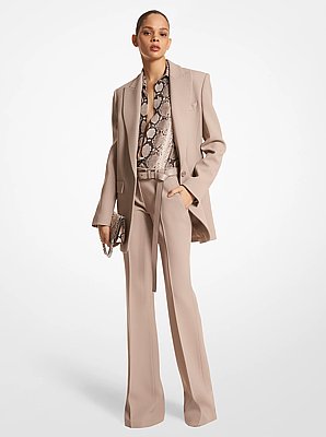 Darcy Double Crepe Sabl&eacute; Blazer