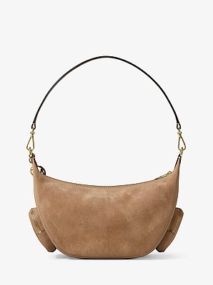 Merritt Medium Suede Convertible Shoulder Bag