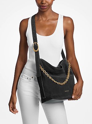 Nolita Large Suede Bucket Tote Bag