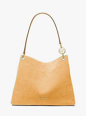 Christina Large Suede Shoulder Bag