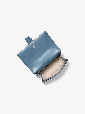Petit sac &agrave; bandouli&egrave;re Greenwich &agrave; effet us&eacute; et &agrave; clous