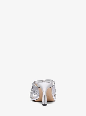 Alessia Metallic Mule Sandal