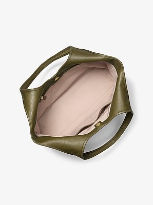 Bolso tote Henry grande de piel y gamuza