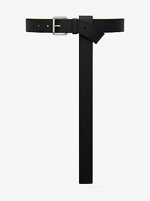 G&uuml;rtel aus gekrispeltem Leder