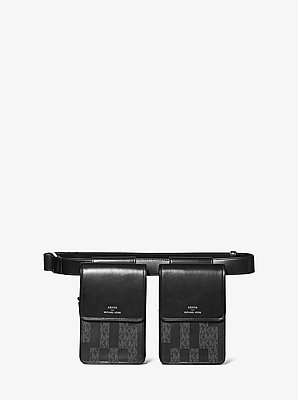 Bolso Multi de piel ASHYA X MICHAEL&nbsp;KORS con estampado Saga Signature
