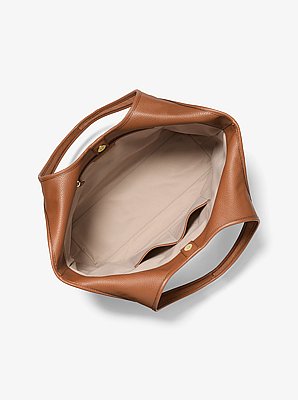 Bolso tote Henry grande de piel y gamuza