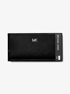 Edison Leather Zip-Around Wallet