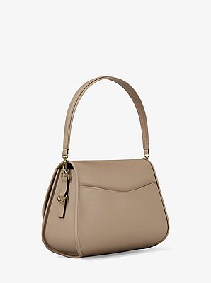 Bolso messenger Holmes mediano convertible de piel granulada