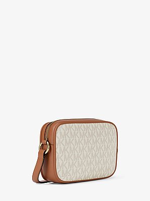 Jet Set Small Signature Logo Camera Crossbody Bag