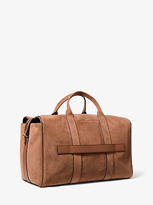 Nicholas Medium Suede Slouch Duffel Bag