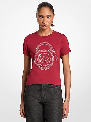 Embellished Graphic Logo T-shirt
