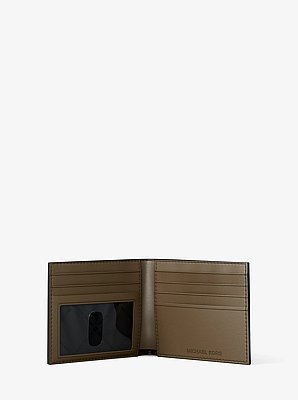 Hudson Pebbled Leather Billfold Wallet